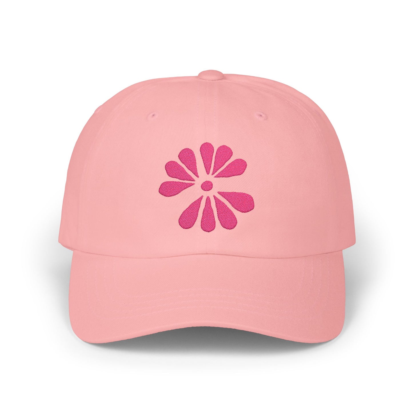 Set The Tone Records Embroidered Hat (Pink Logo)