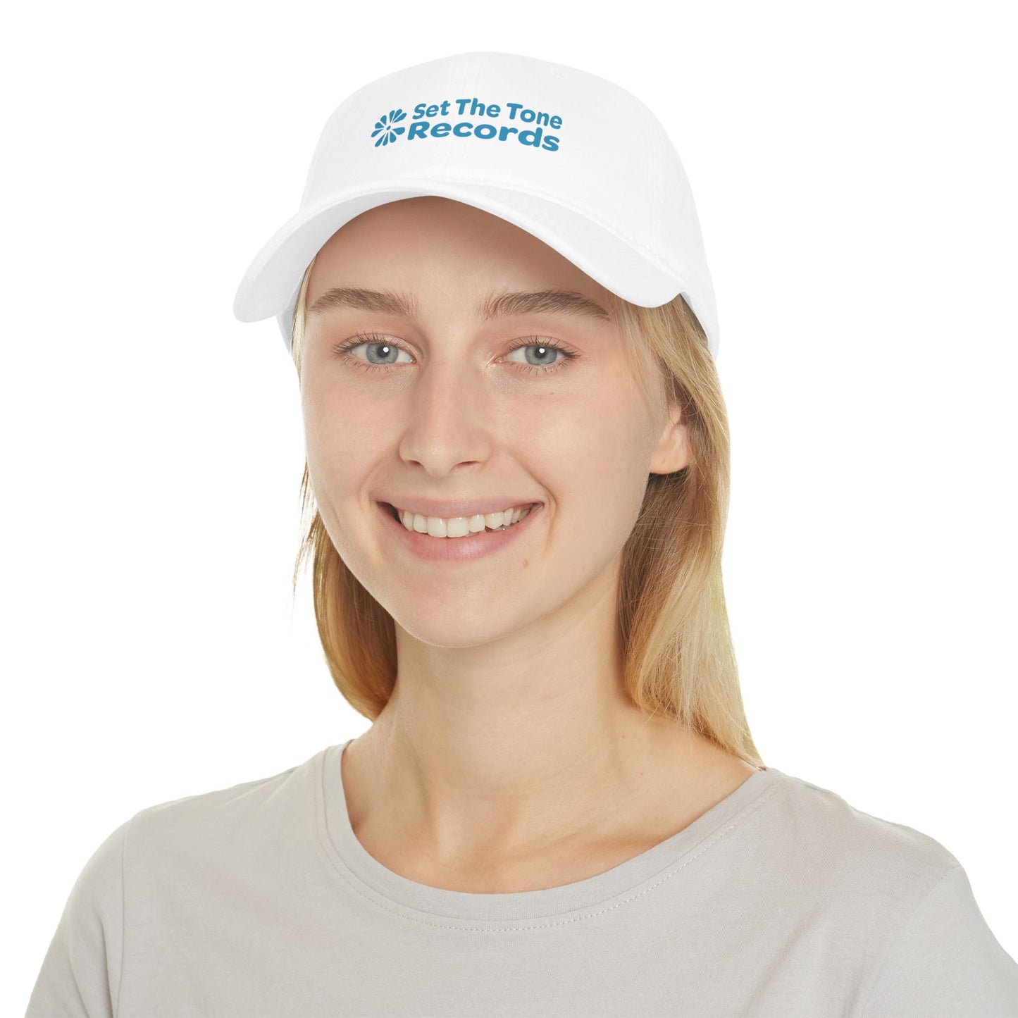 Set The Tone Records Cap (Teal Banner)
