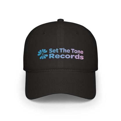 Set The Tone Records Cap (Teal to Pink Gradient Banner)