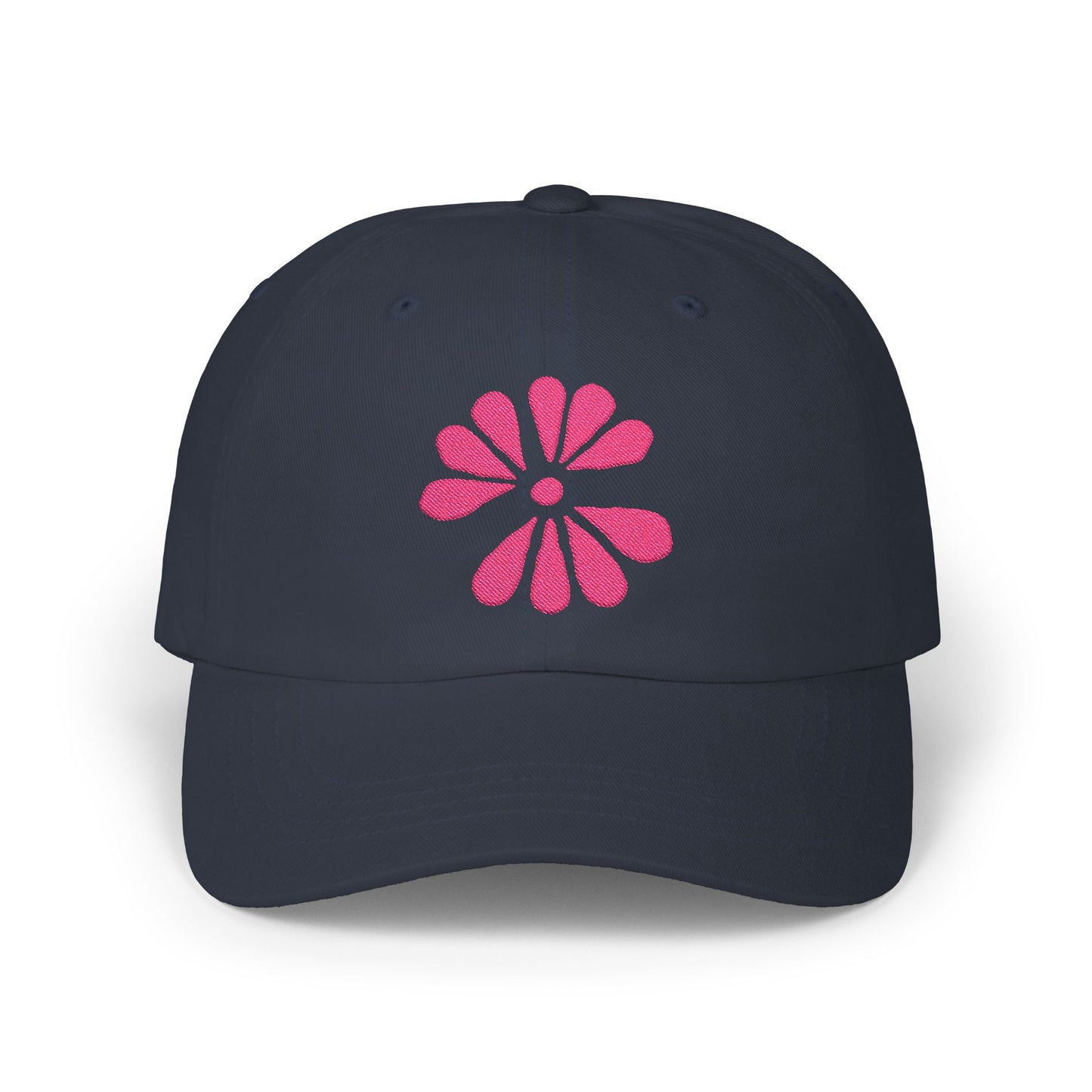 Set The Tone Records Embroidered Hat (Pink Logo)