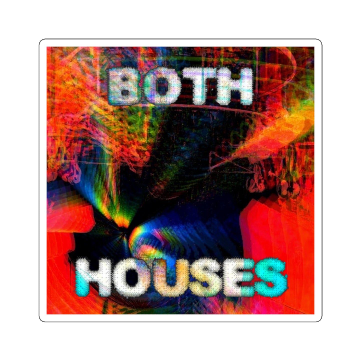 BOTH HOUSES (Lexapro Athlete) Sticker
