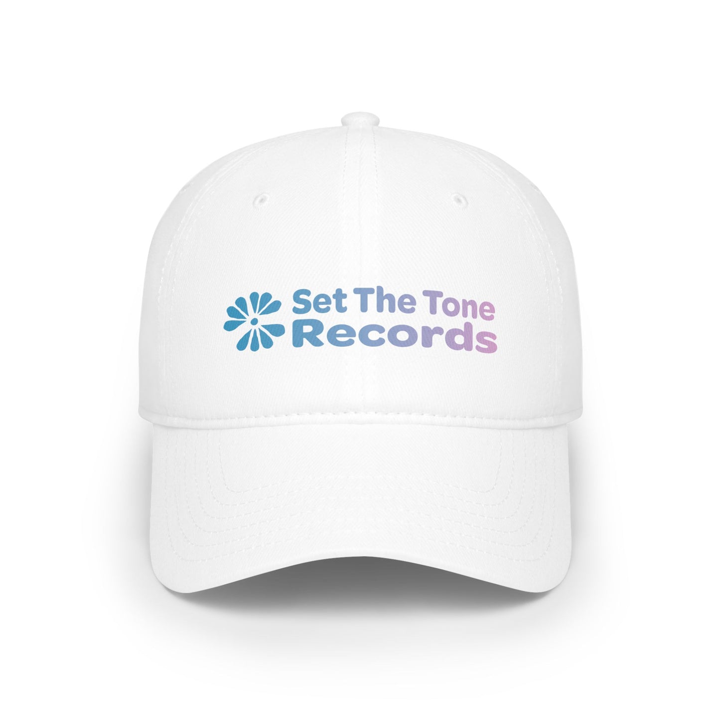 Set The Tone Records Cap (Teal to Pink Gradient Banner)