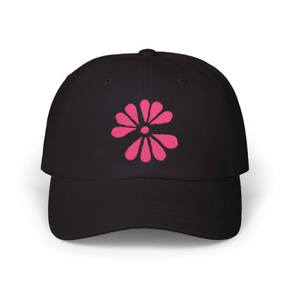 Set The Tone Records Embroidered Hat (Pink Logo)