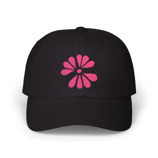 Set The Tone Records Embroidered Hat (Pink Logo)