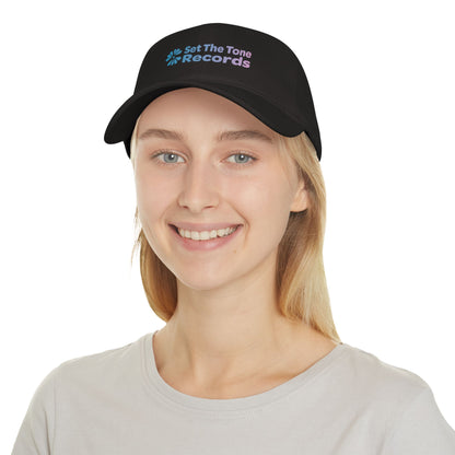 Set The Tone Records Cap (Teal to Pink Gradient Banner)