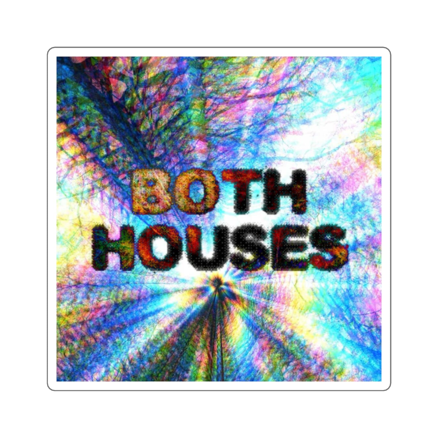 BOTH HOUSES (CODE: Holographic) Sticker